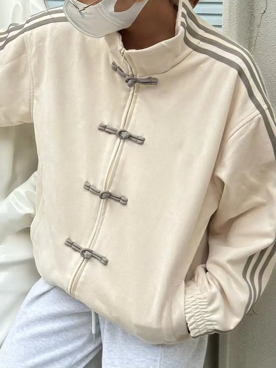 Zoquet- Chaqueta Estilo Asiático