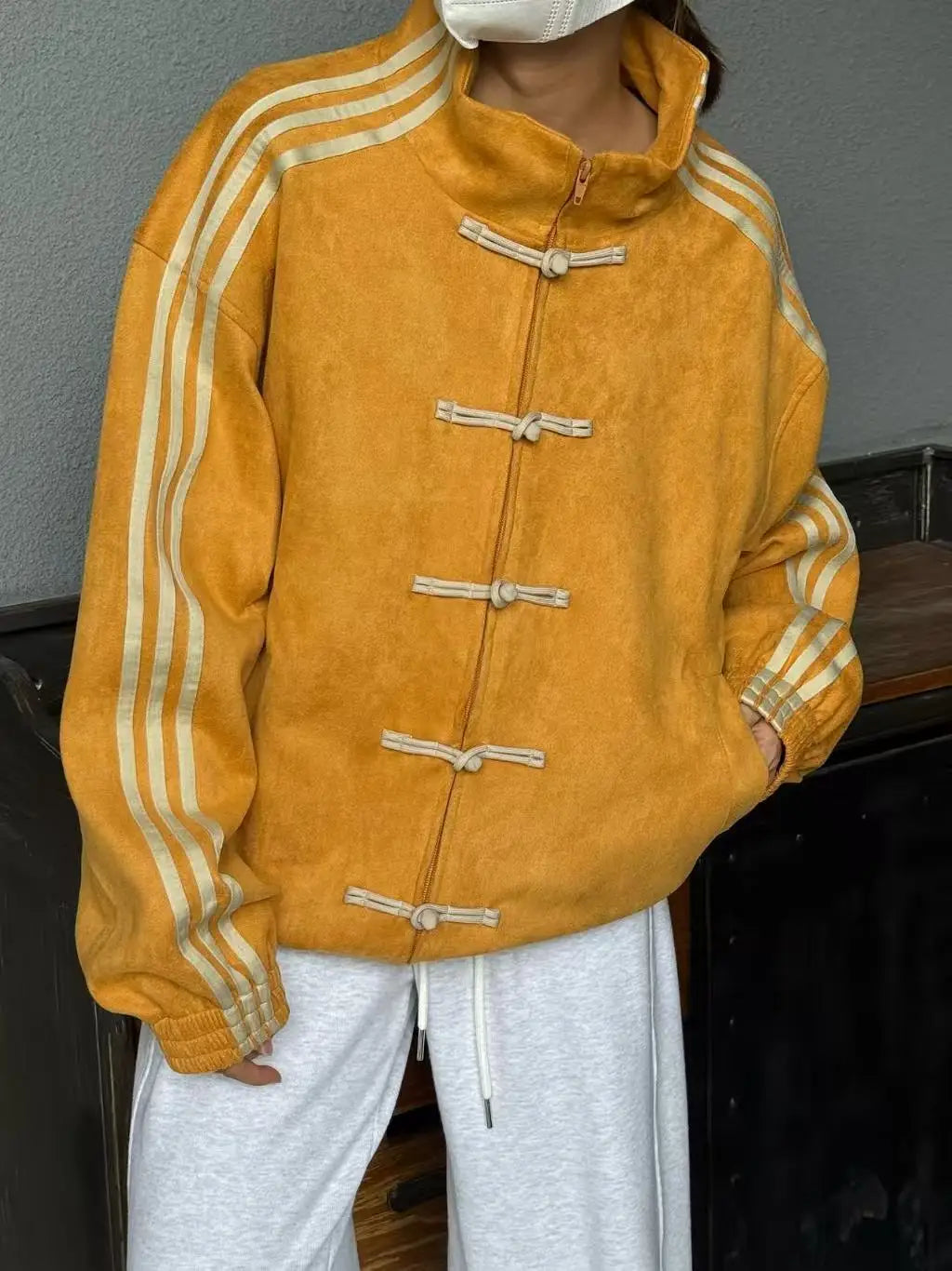 Zoquet- Chaqueta Estilo Asiático