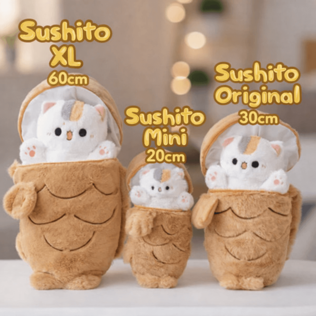 Peluche Abrazable con Gatito Sorpresa