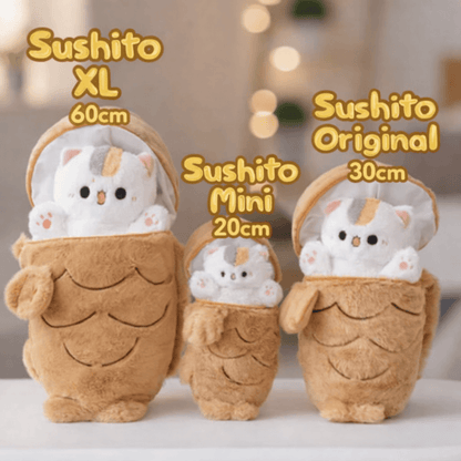 Peluche Abrazable con Gatito Sorpresa